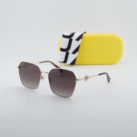 Marc Jacobs MARC 729/S 006J HA Square Sunglasses - Gold/Havana/Brown main image 6